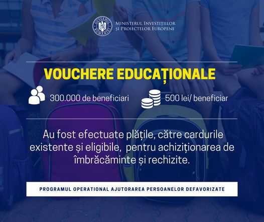 Ajutor de 500 de lei pentru aproape 100.000 de copii din România