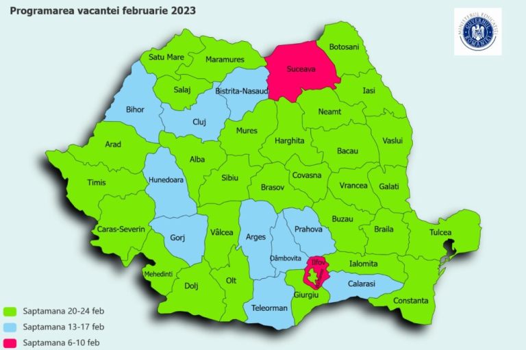 Vacanțele elevilor în 2023