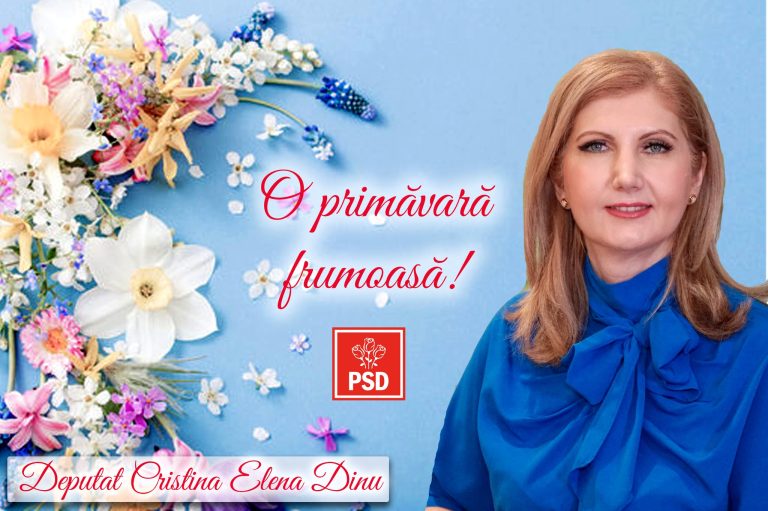 Cristina Elena DINU: „Astăzi, doamnele din OFSD_Giurgiu au oferit un mărţişor, ca şi simbol al primăverii, medicilor şi pacienţilor din Policlinica Giurgiu”