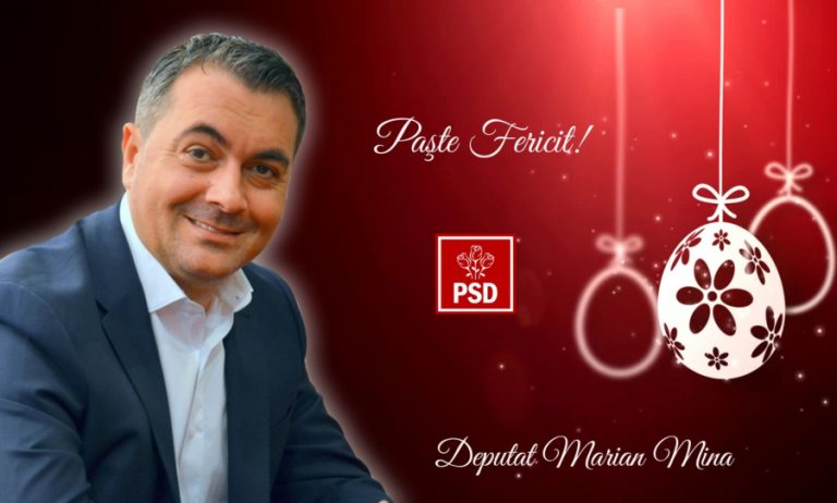 Urarea Deputatului PSD,  Marian MINA, cu ocazia sărbătorii  Învierii Domnului!