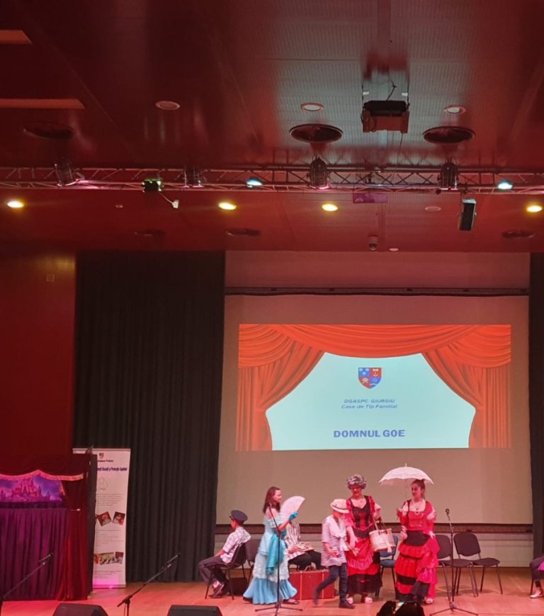 Trupa de teatru a copiiilor beneficiari de măsura de protecție specială din DGASPC Giurgiu, a  obținut premiul II la  Festivalului Național  “D-ale lui Caragiale“, ediția a VI-a.