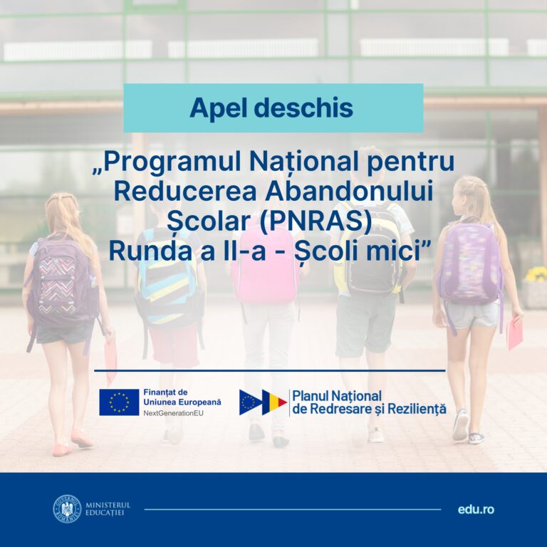Dan MOTREANU, europarlamentar PNL: „Ministerul Educației folosește fonduri europene pentru reducerea abandonului școlar.”