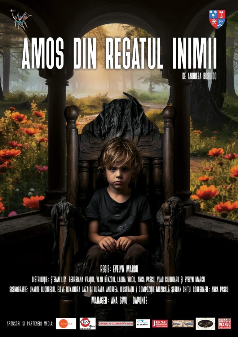 O nouă PREMIERĂ pe scena teatrului „Tudor Vianu”: „AMOS din Regatul Inimii”