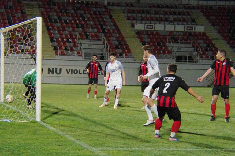 FOTBAL. Amical cu cinci goluri între ”Dunărea Giurgiu„ și ”Dunărea Găujani„