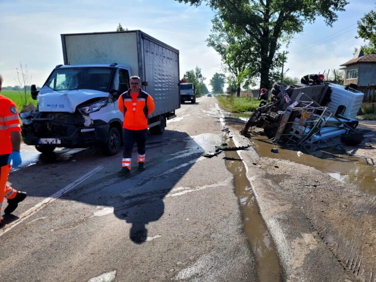 Accident violent, la Oinacu, în urmă cu câteva ore, soldat cu rănirea unei persoane!