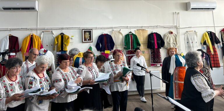 Deschiderea Expoziției de costume populare bulgărești, la Clubul Pensionarilor giurgiuveni, un eveniment cultural apreciat de public!