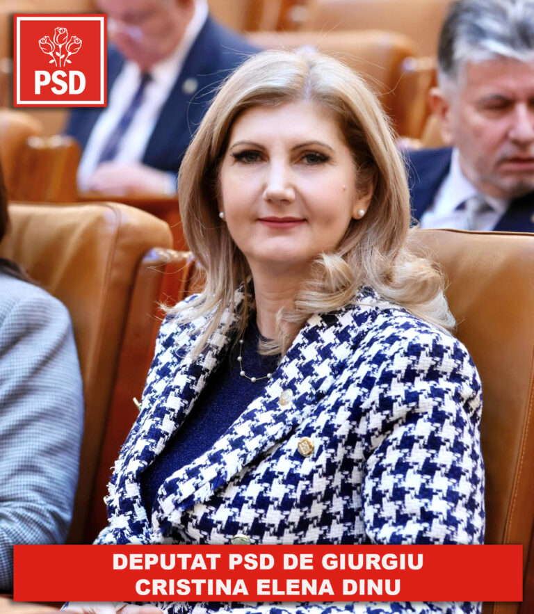 Cristina Elena DINU, deputat PSD: „Protejăm puterea de cumpărare în cazul pensionarilor cu venituri mici!”