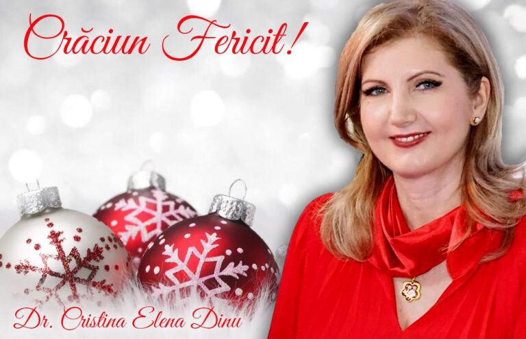 Deputatul Cristina Elena Dinu: „Întotdeauna, de Crăciun, retrăim magia copilăriei, atunci când sufletele ni se umpleau cu speranţă şi bucurie!”