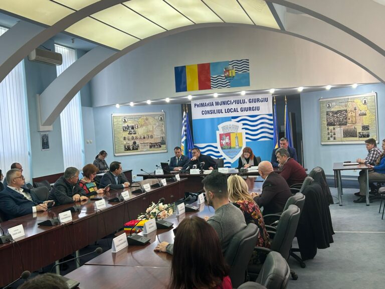 Ședința extraordinară a Consiliului Local Giurgiu: Bugetul și alte proiecte importante în discuție