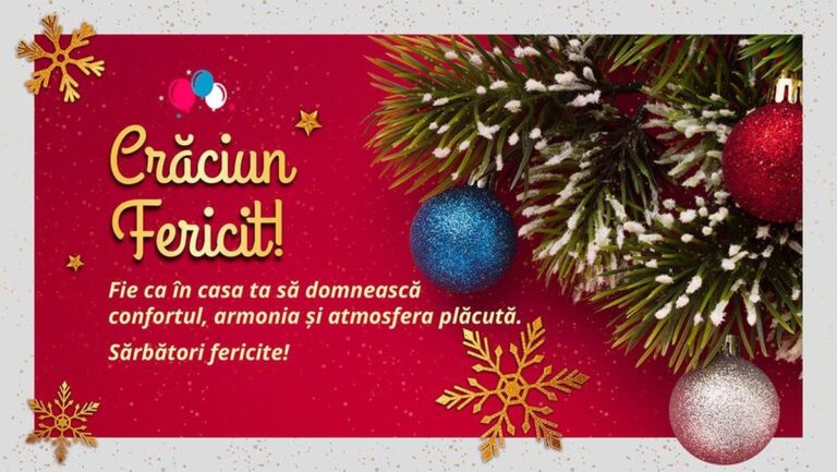 Cu ocazia sărbătorilor de iarnă, Direcția Agricolă Județeană Giurgiu transmite urări de prosperitate și bucurie