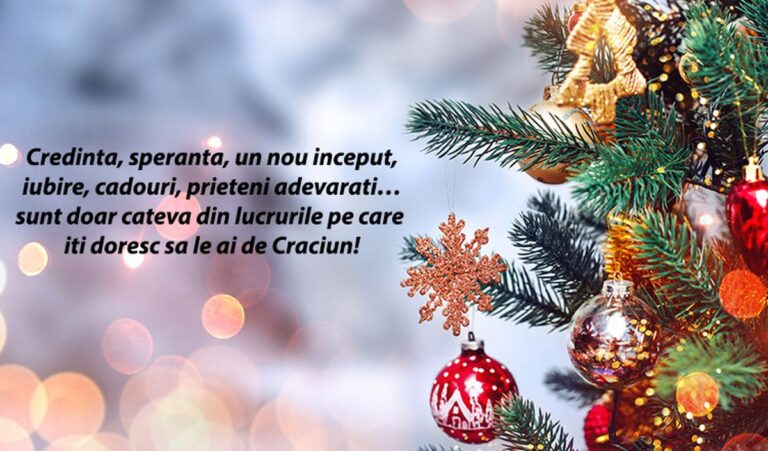 Cu ocazia sărbătorilor de iarnă, echipa Spitalului Județean de Urgență Giurgiu transmite urări de sănătate și bucurie