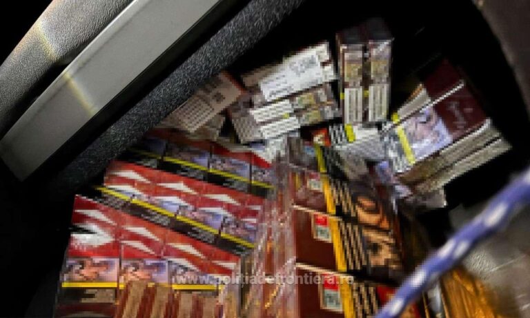 Descoperire semnificativă de contrabandă la Giurgiu: peste 11.200 de țigarete confiscate