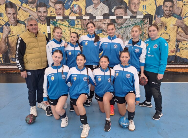 Handbal fete. Victorie pentru echipa de handbal, junioare 3, „Dunărea Giurgiu” în fața buzoiencelor de la CSM Rîmnicu Sărat.