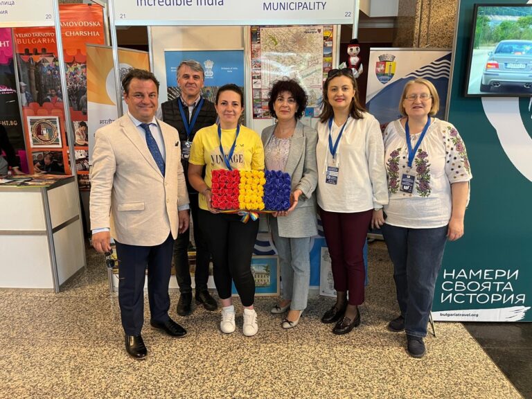 Standul Primăriei Giurgiu la Expoziția Weekend Tourism din Ruse, Bulgaria
