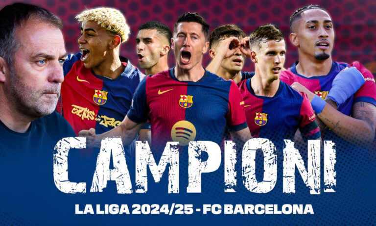 Joi, de la miezul nopții, Barcelona a devenit Campioana La Liga, după ce a învins-o pe Espanyol cu 2-0! Ce a transmis Messi, clubului Catalan. Declarația lui Lamine Yamal după finalul meciului…