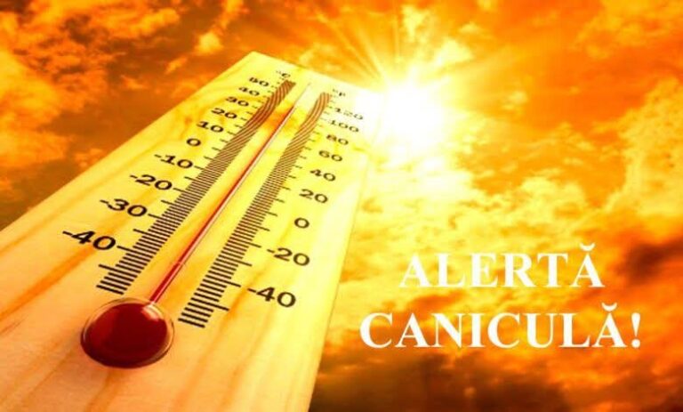 Cod galben de caniculă la Giurgiu! Mâine, de sărbătoarea Sfintei Maria,  temperaturi de până la 37°C!