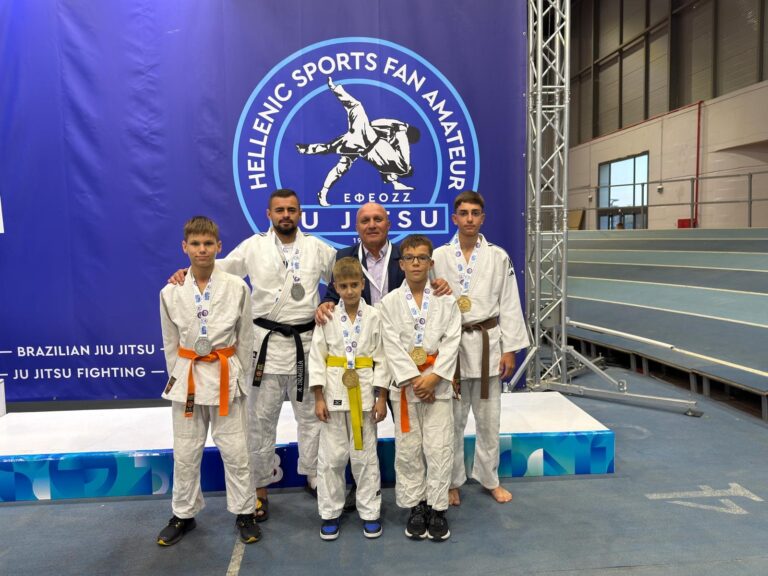Medalii de aur și argint obținute de sportivii profesorului Ion CHELU, la „Ju Jitsu Open Balkan Championship 2025”, disputat la Atena.