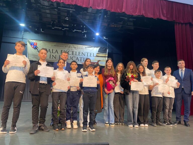125 de elevi au fost premiați la Gala Excelenței în Educație, la Giurgiu