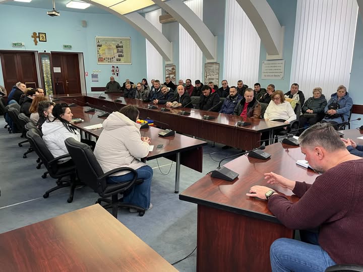 Situația financiară a Societății de Pază Publică, analizată în cadrul unei întâlniri la Primăria Giurgiu