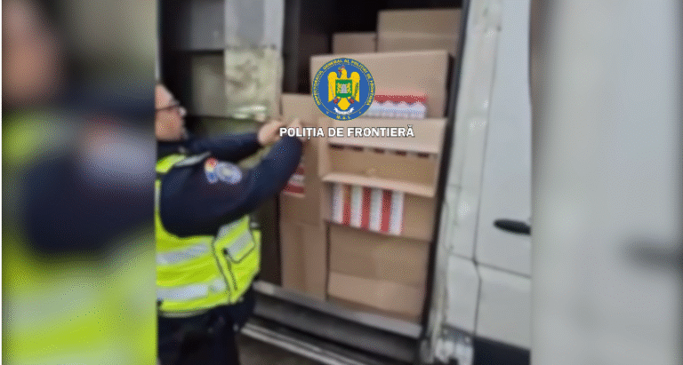 Unde a ascuns un cetățean român 12.500 de pachete de țigări, de contrabandă. A fost nevoie de intervenția pompierilor de la descarcerare (VIDEO)