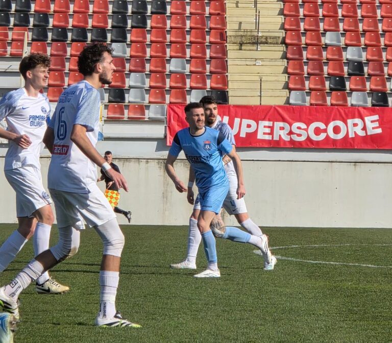 FOTBAL. „Dunărea Giurgiu” pierde pe teren propriu cu Universitatea Craiova 2, ultimul meci din sezonul regular!