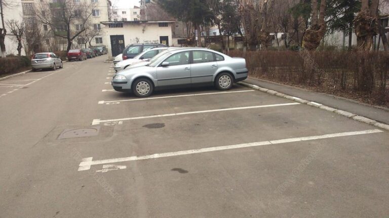 Zeci de locuri de parcare noi vor fi create în cartierul Policlinică, din municipiul Giurgiu