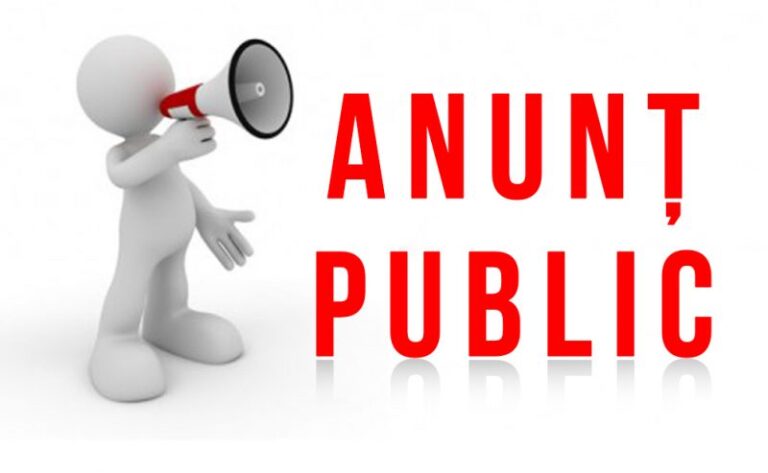 Anunț public privind decizia etapei de încadrare