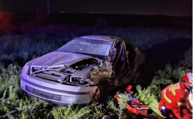 Noapte de coșmar pe DJ 601: doi tineri din Roata de Jos au murit într-un accident cumplit!