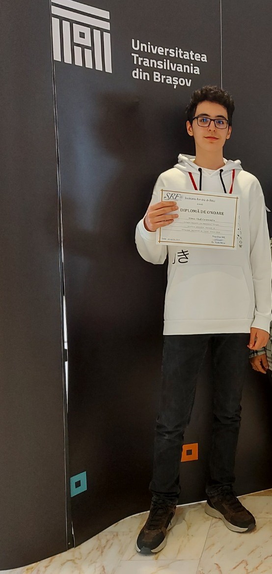 Câștigătorul medaliei de bronz la Olimpiada Națională de Matematică, Sima Vlad Laurențiu, ne spune care a fost „rețeta” succesului său!