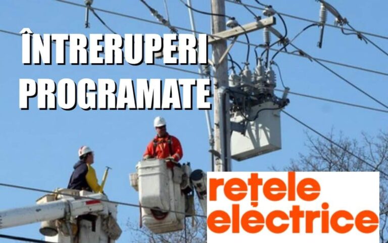 Întreruperi ale rețelei de electricitate , programate în perioada 14 – 17 Aprilie – 2026, în localități ale județului Giurgiu. Vezi dacă se întrerupe curentul pe strada ta.