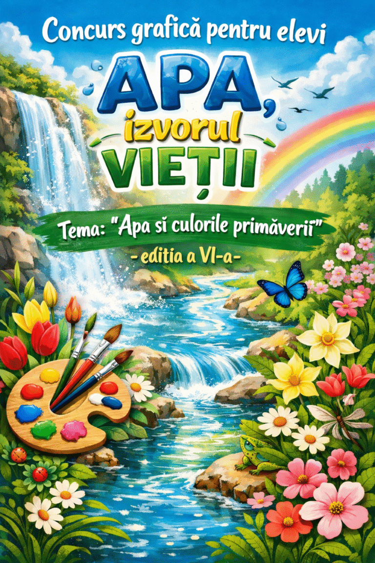 S.C APA Service S.A. Giurgiu: A șasea ediție a concursului de grafică „ APA izvorul Vieții”, așteaptă noi creații și noi participanți