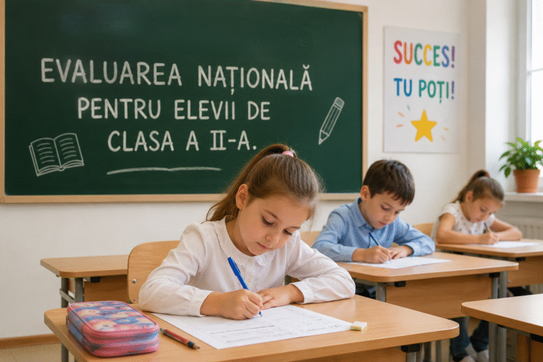 Astăzi a început Evaluarea Națională pentru elevii de clasa a II-a. Ce trebuie să știe părinții copiilor despre Evaluarea Națională