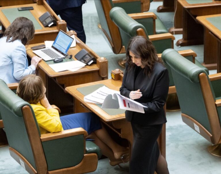 Senator Gabriela HORGA: „Românii plătesc de peste o săptămână costul crizei politice declanșate de PSD și AUR…”