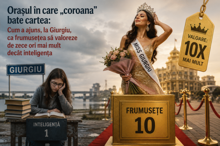 Orașul în care „coroana” bate cartea: Cum a ajuns, la Giurgiu, ca frumusețea să valoreze de zece ori mai mult decât inteligența