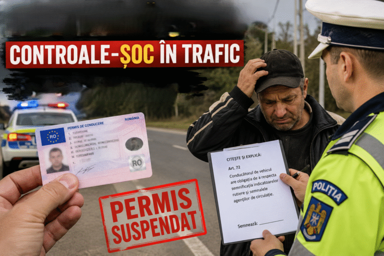 Permis fără carte? Controale-șoc în trafic după ce șoferi opriți de poliție nu au știut să citească și să scrie. Ce se întâmplă la Giurgiu….