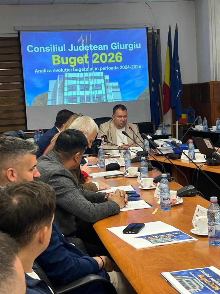 Toma PETCU – președintele Consiliului Județean Giurgiu: „Votul pentru noul buget este un pas important pentru stabilitatea instituțională, continuarea proiectelor aflate în derulare și pregătirea investițiilor de care județul Giurgiu are nevoie.
