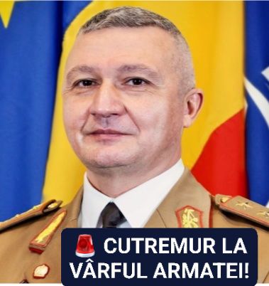 Cutremur în Armata Română: Șeful Statului Major al Apărării, urmărit penal de DNA într-un dosar exploziv