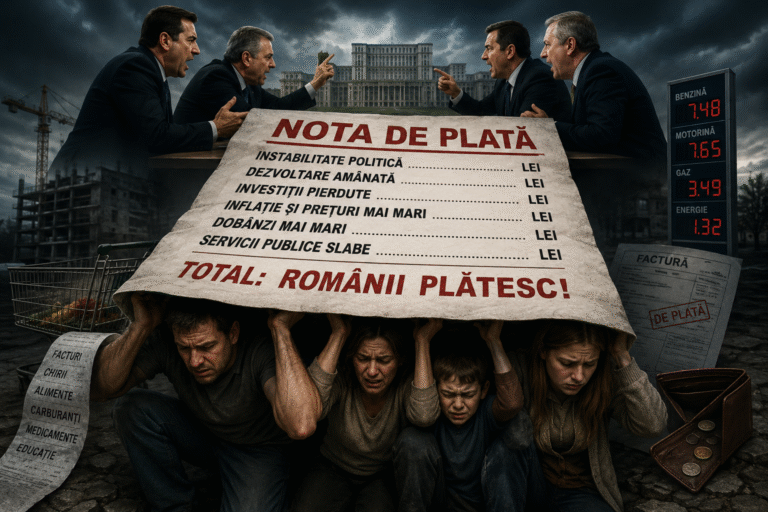 Orgoliile politice au costuri tot mai mari…Nota de plată o achită românii!