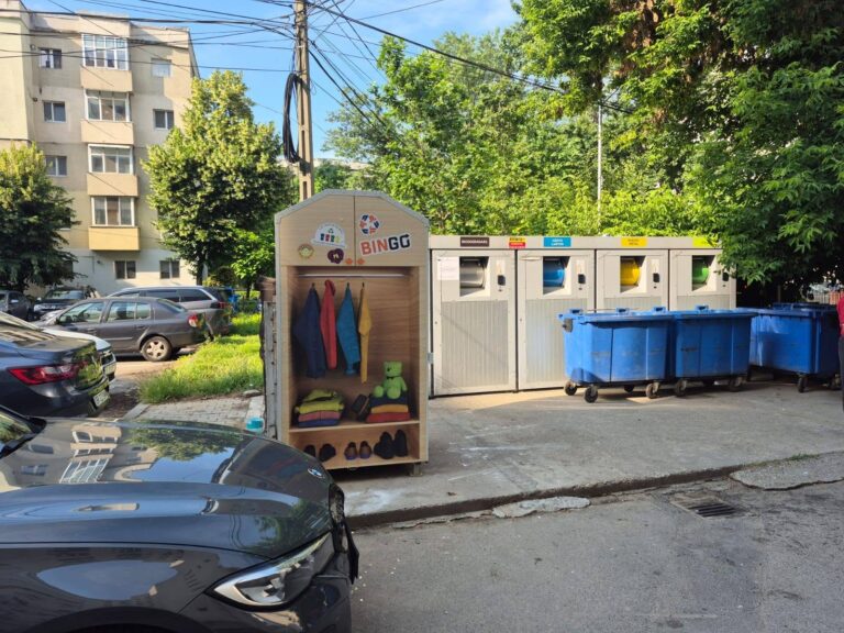 Primele containere pentru textile au apărut în Giurgiu. Rămâne de văzut dacă vor fi folosite civilizat și nu vor deveni victime ale vandalilor