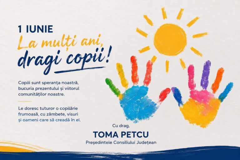 Toma PETCU președintele PNL Giurgiu: „Copiii au  nevoie de atenție, de educație, de exemple bune și de oameni care să creadă în ei!”