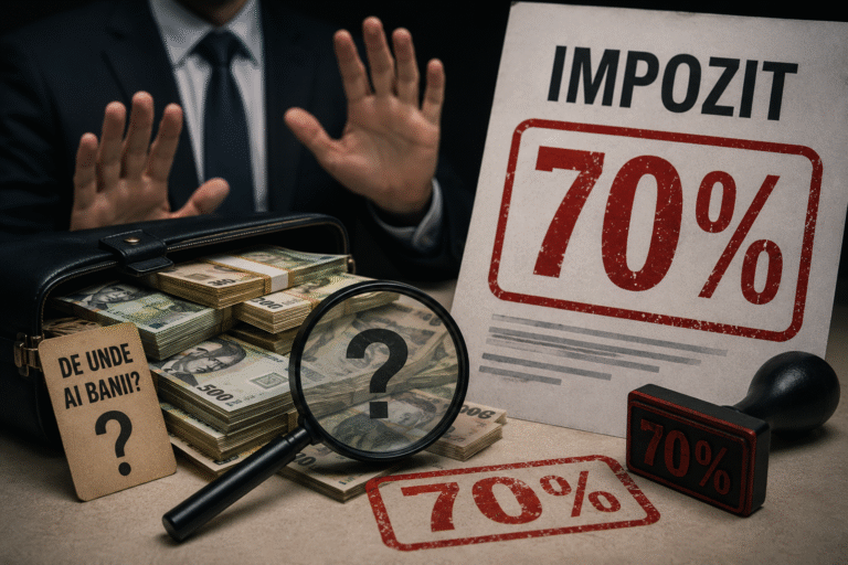 ANAF schimbă regulile jocului. Cine nu poate justifica de unde are banii, riscă să fie  impozitat cu  70%