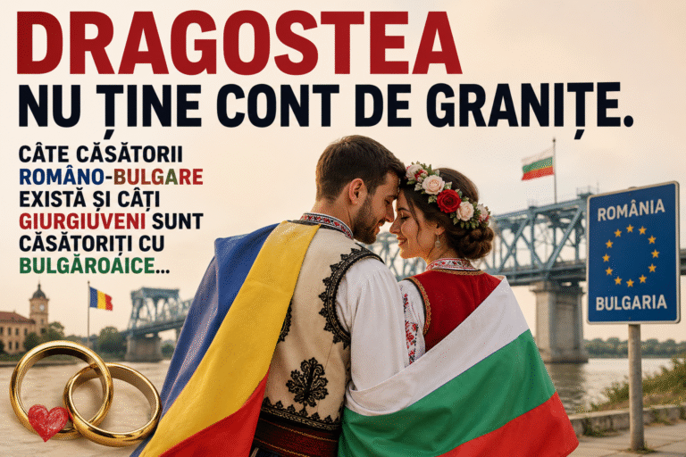 Dragostea nu ține cont de granițe. Câte căsătorii româno-bulgare există și câți giurgiuveni sunt căsătoriți cu  bulgăroaice…