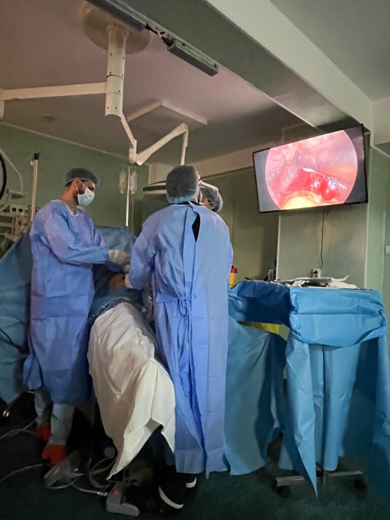 Spitalul Județean de Urgență Giurgiu: confort și siguranță! În Secția de Chirurgie, operațiile laparoscopice tind să devină rutină zilnică