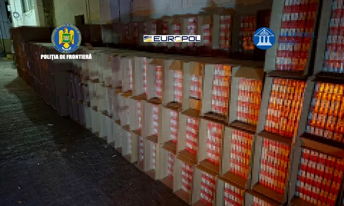 Captură-record de țigări de contrabandă, ascunse în ceapă: Prejudiciu de peste 12 milioane de euro și 6 persoane reținute după percheziții de amploare