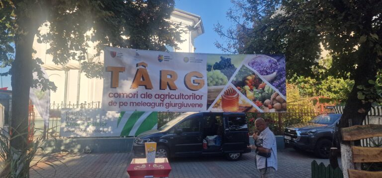 Târgul Agricultorilor giurgiuveni a început cu pași timizi: în prima zi, puțini producători cu marfă…și mai puțini cumpărători! (Galerie FOTO)