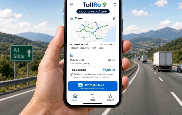 De la 1 octombrie, rovinieta, tichetul de rută şi tariful TollRo se vor putea achita doar prin noul Sistem de Tarifare Rutieră Electronică! Ce se întâmplă cu rovinietele deja cumpărate
