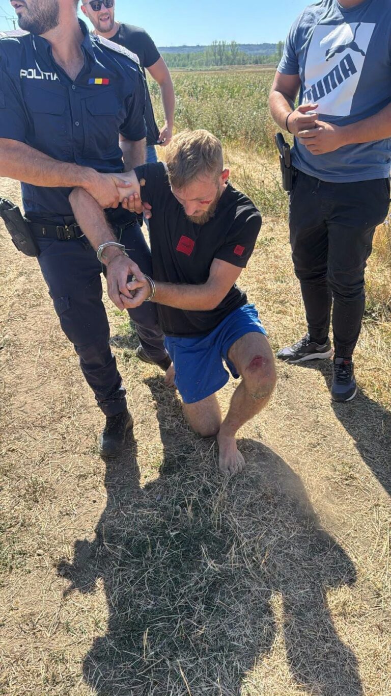 Trei zile de fugă, sute de kilometri și o captură pe câmp! Fugarul care a sfidat poliția în Bulgaria și România, prins după o vânătoare ca în filme!