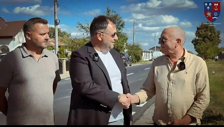 Toma Petcu, Președintele Consiliului Județean Giurgiu, continuă modernizarea drumurilor județene: DJ 611 – investiție de peste 1,5 milioane de lei între Cartojani și Sadina