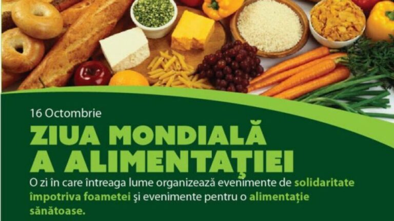În funcție de starea vremii, DAJ Giurgiu va organiza pe 16 octombrie, de „Ziua Mondială a Alimentației”, o piață volantă, pentru  giurgiuvenii din municipiu